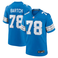 Detroit Lions Ben Bartch Blue Team Game Jersey