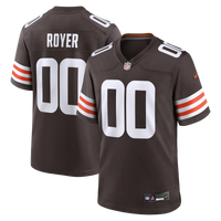 Cleveland Browns Joe Royer Brown Game Jersey
