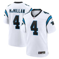 Carolina Panthers Tetairoa McMillan White Game Jersey