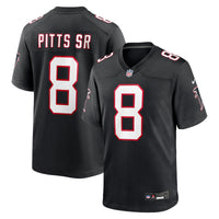 Atlanta Falcons Kyle Pitts Sr. Black Alternate Game Jersey