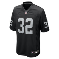 Las Vegas Raiders Marcus Allen Black Game Retired Player Jersey