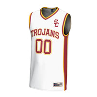 USC Trojans Lightweight Collegiate Basketball NIL Pick-A-Player Fashion Jersey - White
