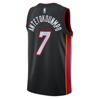 Miami Heat Icon Edition Swingman Jersey - Black - Giannis Antetokounmpo