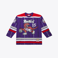 Toronto Raptors Vince Carter Maxxed Out Fashion Hockey Jersey - Purple