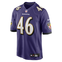 Baltimore Ravens Nick Moore Purple Game Jersey