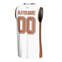 Texas Longhorns NIL Pick-A-Player Lightweight Basketball Fashion Jersey - White