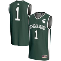 #1 Michigan State Spartans Lightweight Basketball Jersey - Green