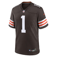 Cleveland Browns KC Concepcion Brown 2026 NFL Draft First Round Pick No. 24 Team Game Jersey