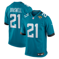 Jacksonville Jaguars Christian Braswell Teal Team Game Jersey