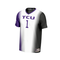 #1 TCU Horned Frogs Lightweight Soccer Fashion Jersey - White