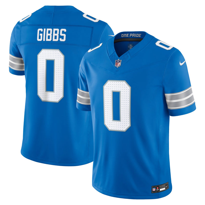 Detroit Lions Jahmyr Gibbs Blue Team Stitched Limited Jersey