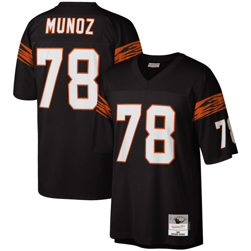 Cincinnati Bengals Anthony Muñoz Black Legacy Replica Jersey