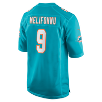 Miami Dolphins Ifeatu Melifonwu Aqua Team Game Jersey