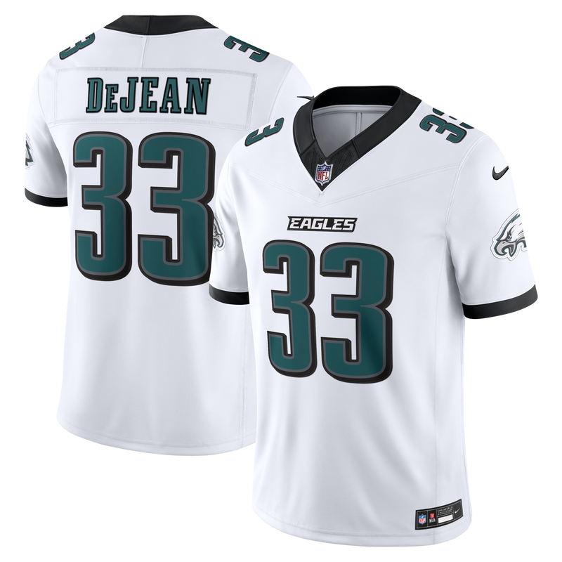 Philadelphia Eagles Cooper DeJean White Stitched Limited Jersey