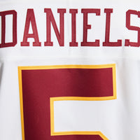 Washington Commanders Jayden Daniels White Stitched Limited Jersey