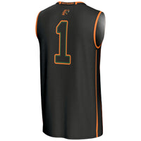 #1 Florida A&M Rattlers Lightweight Basketball Jersey - Black