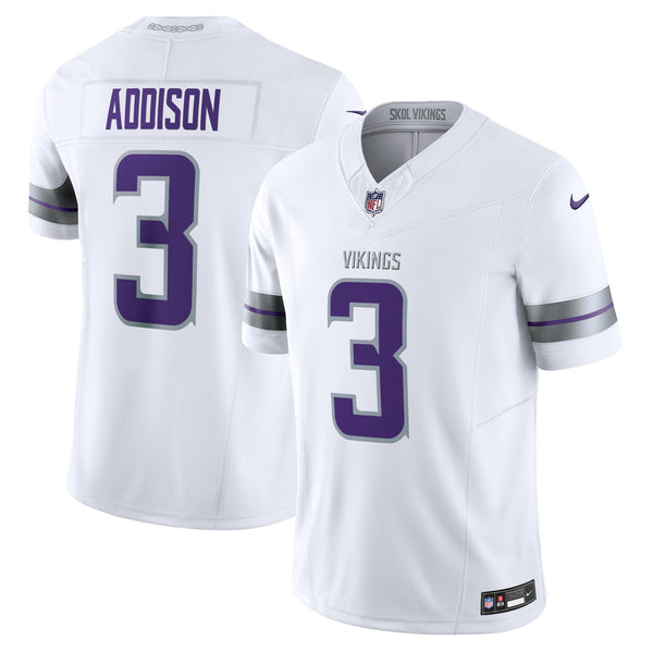 Minnesota Vikings Jordan Addison White Alternate Limited Jersey