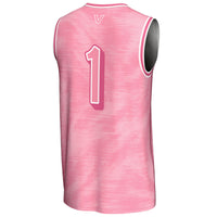 #1 Vanderbilt Commodores Lightweight Basketball Fashion Jersey - Pink