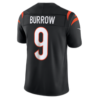 Cincinnati Bengals Joe Burrow Black Team Stitched Limited Jersey