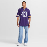 Minnesota Vikings Andrew Van Ginkel Purple Team Game Jersey