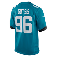 Jacksonville Jaguars Adam Gotsis Teal Game Jersey