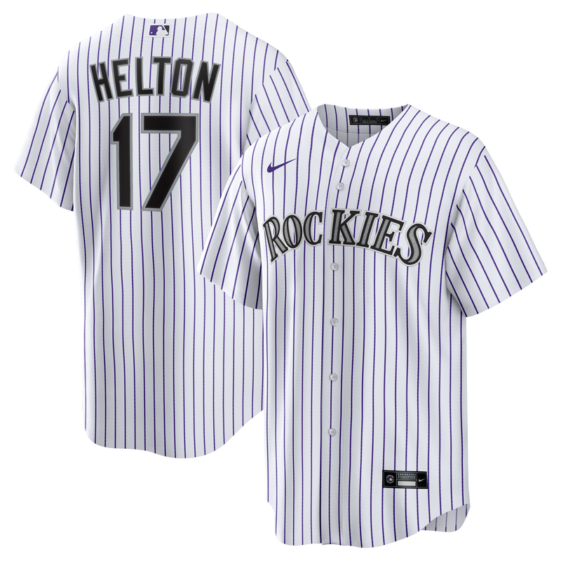 Colorado Rockies Todd Helton White Home Retired Player Replica Jersey