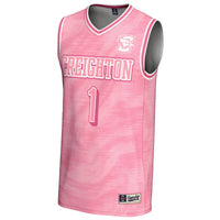 #1 Creighton Bluejays Lightweight Basketball Jersey - Pink