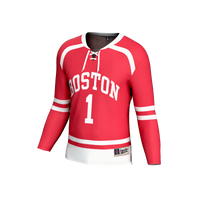 Boston University Lightweight Collegiate Hockey Fashion Jersey - Scarlet