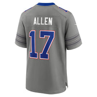 Buffalo Bills Josh Allen Gray Nickel City Game Jersey