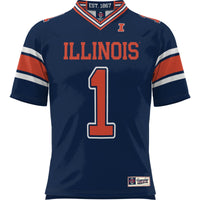 #1 Illinois Fighting Illini Football Jersey - Navy