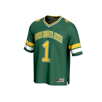 #1 NDSU Bison Lightweight Collegiate Football Fashion Jersey - Green