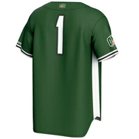 #1 Ohio Bobcats Lightweight Baseball Jersey - Green