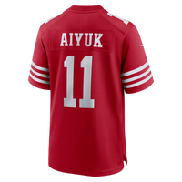 San Francisco 49ers Brandon Aiyuk Scarlet Team Player Game Jersey