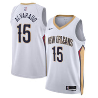 New Orleans Pelicans Association Edition Swingman Jersey - White - Jose Alvarado