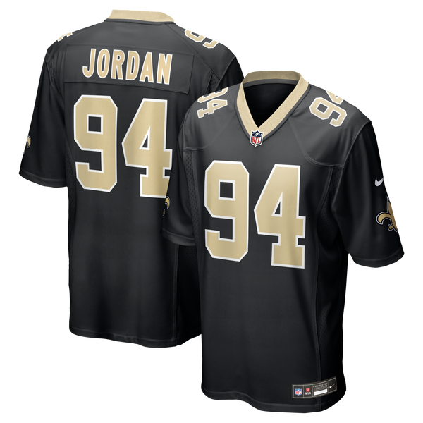 New Orleans Saints Cameron Jordan Black Team Game Jersey