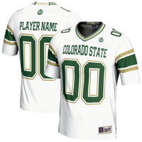 Colorado State Rams Personalized Football Fashion Jersey - White