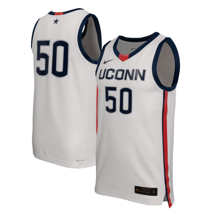 UConn Huskies Replica Basketball Jersey - White