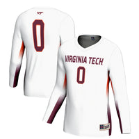 #0 Virginia Tech Hokies Lightweight Volleyball Jersey - White