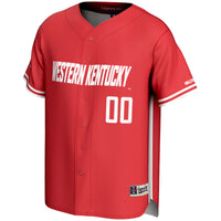 Western Kentucky Hilltoppers NIL Pick-A-Player Lightweight Baseball Jersey - Red