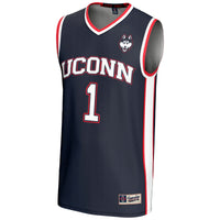 #1 UConn Huskies Lightweight Basketball Jersey - Navy