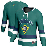 UNC Wilmington Seahawks Hockey Jersey - Teal