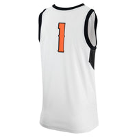 White Oklahoma State Cowboys Retro Replica Basketball Jersey