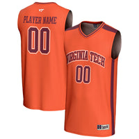 Virginia Tech Hokies NIL Pick-A-Player Lightweight Basketball Fashion Jersey - Orange