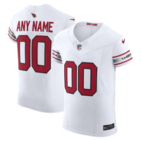 Arizona Cardinals White Elite Custom Jersey