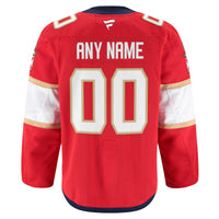 Florida Panthers Red Home Authentic Pro Custom Jersey