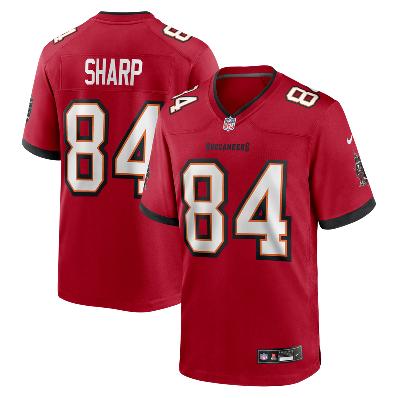 Tampa Bay Buccaneers Bauer Sharp Red Team Game Jersey