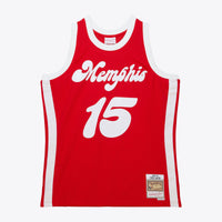 Memphis Grizzlies Vince Carter 2015 Hardwood Classics Authentic Jersey - Red