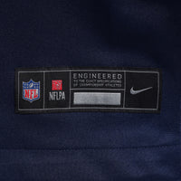 New England Patriots Caleb Lomu Navy 2026 NFL Draft First Round Pick No. 28 Team Game Jersey