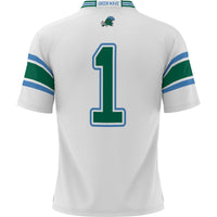 #1 Tulane Green Wave Football Jersey - White