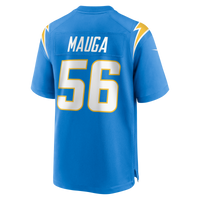 Los Angeles Chargers Kanai Mauga Powder Blue Team Game Jersey